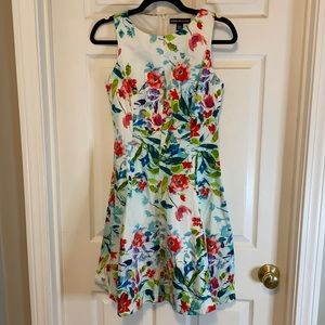 Floral a line dress